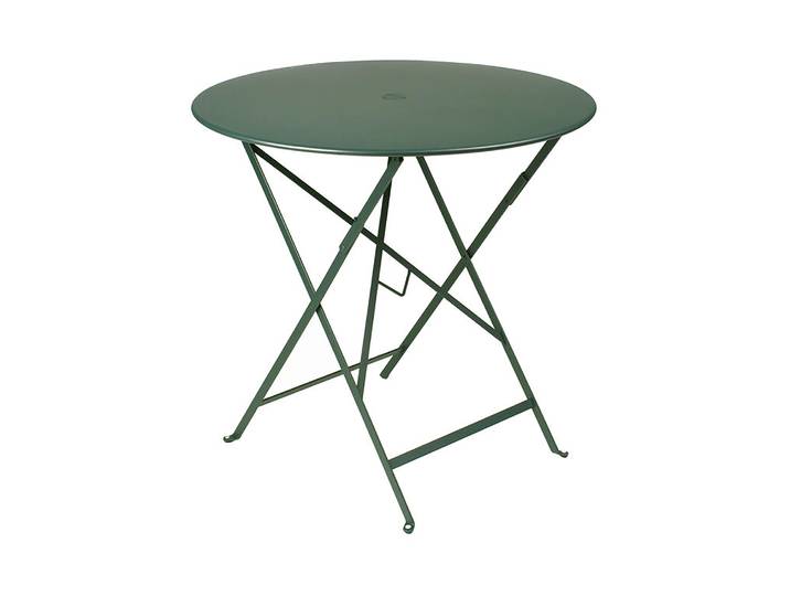 Fermob - Table ronde Bistro - Vert - Acier laqué - Designer Studio Fermob