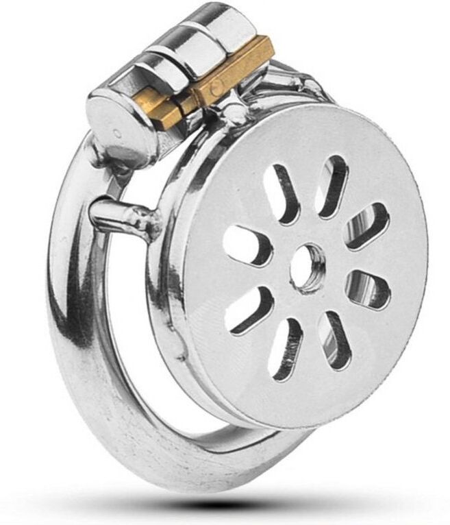 CockLock Cage de chasteté en métal Flat 2cm