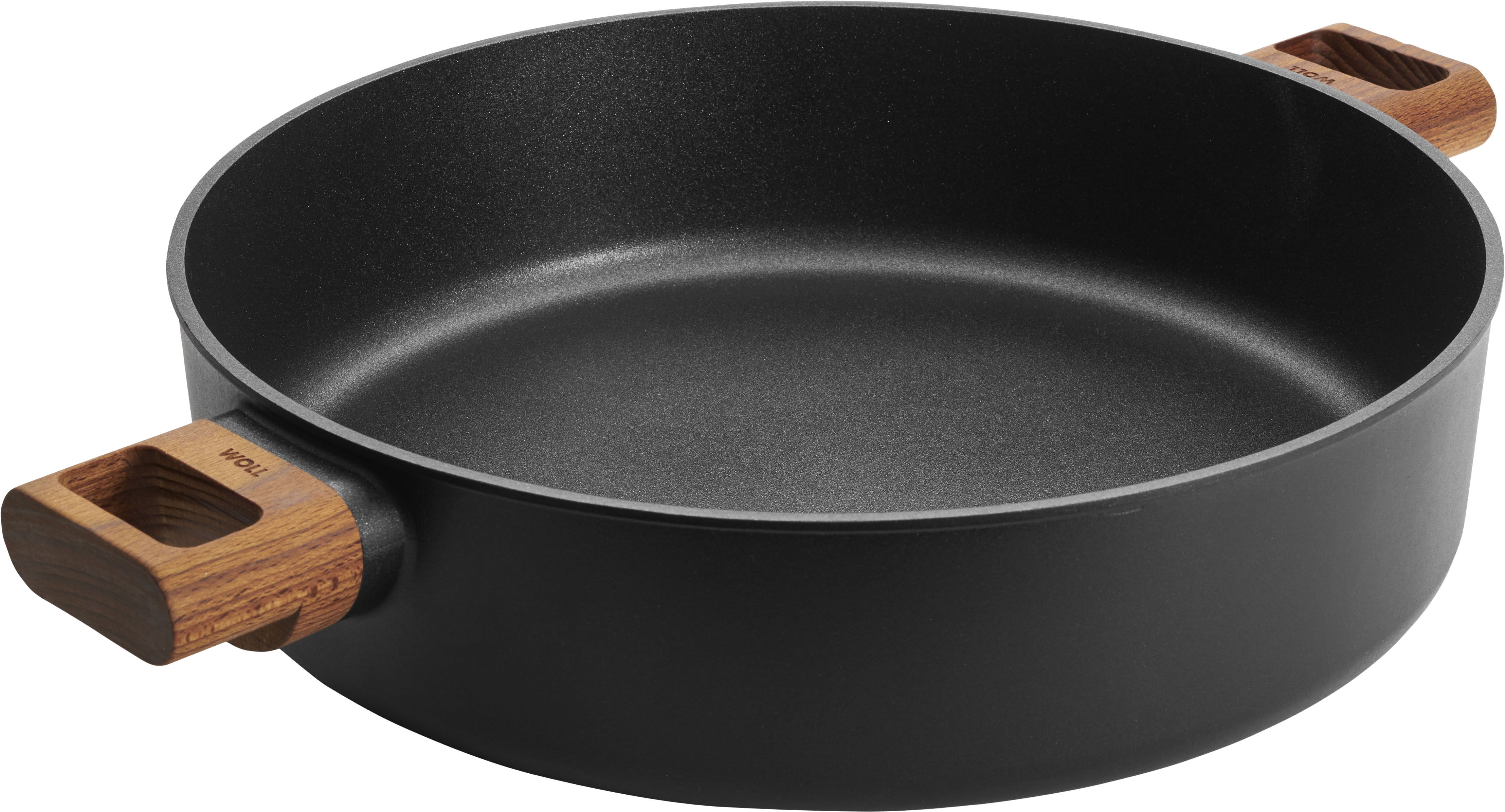 Kasserolle WOLL "MADE IN GERMANY - Eco Logic QXR", schwarz (schwarz, natur), Ø:32cm, Töpfe, Kasserolle