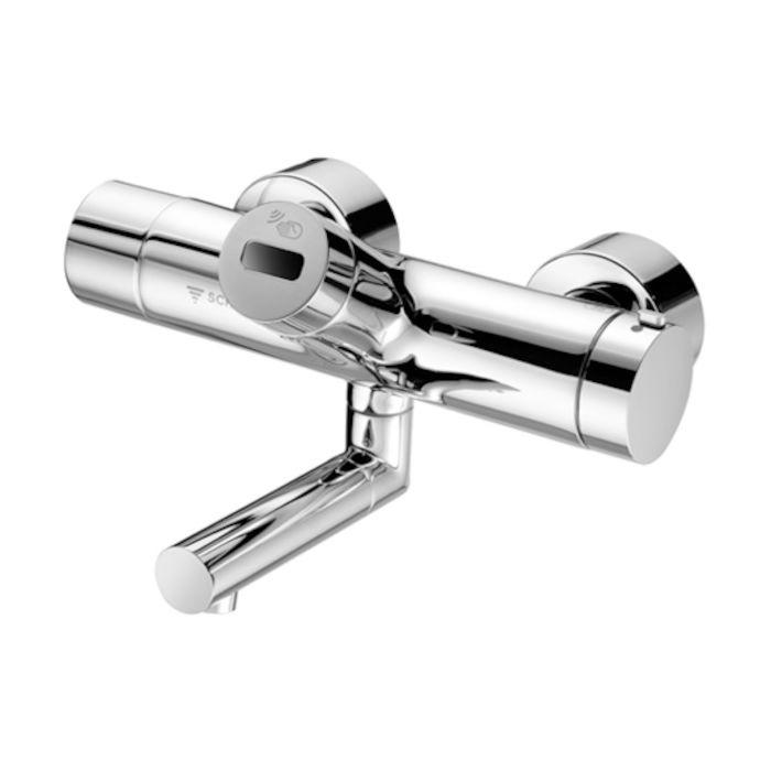 Schell Vitus Wand-Waschtisch-Thermostat 016350699 270 mm, Mischwasser, Batteriebetrieb, verchromt