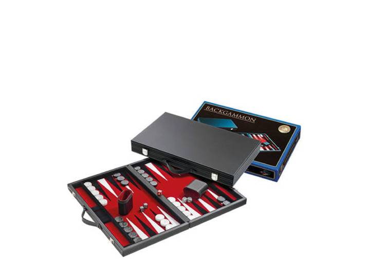 Philos Backgammon rood groot 46,5x28cm