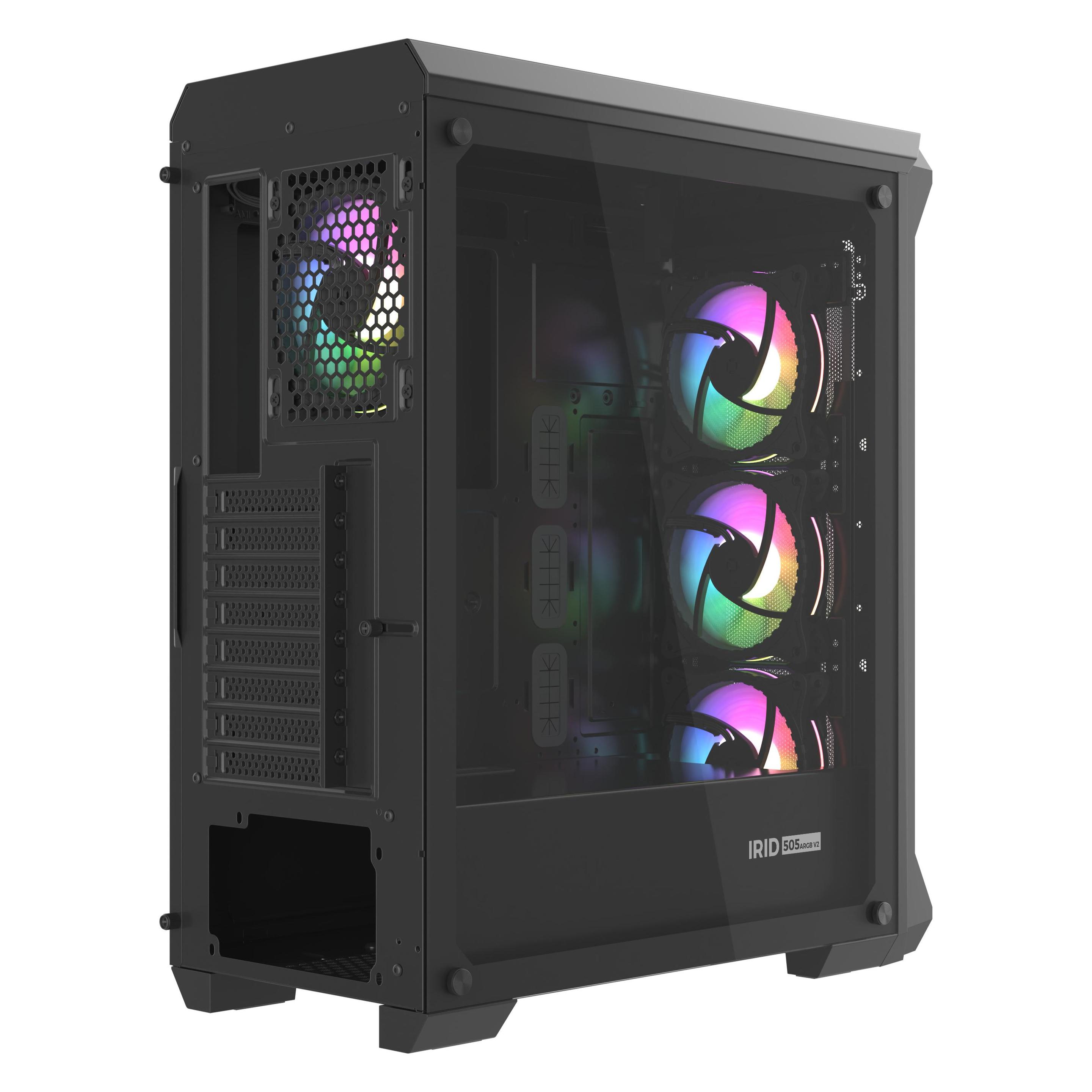 Genesis IRID 505 ARGB (ATX, Mini-ITX) (NPC-1518)