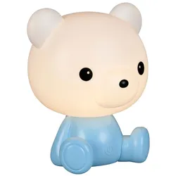 Reality Leuchten LED-Tischleuchte Cutie Kunststoff Blau