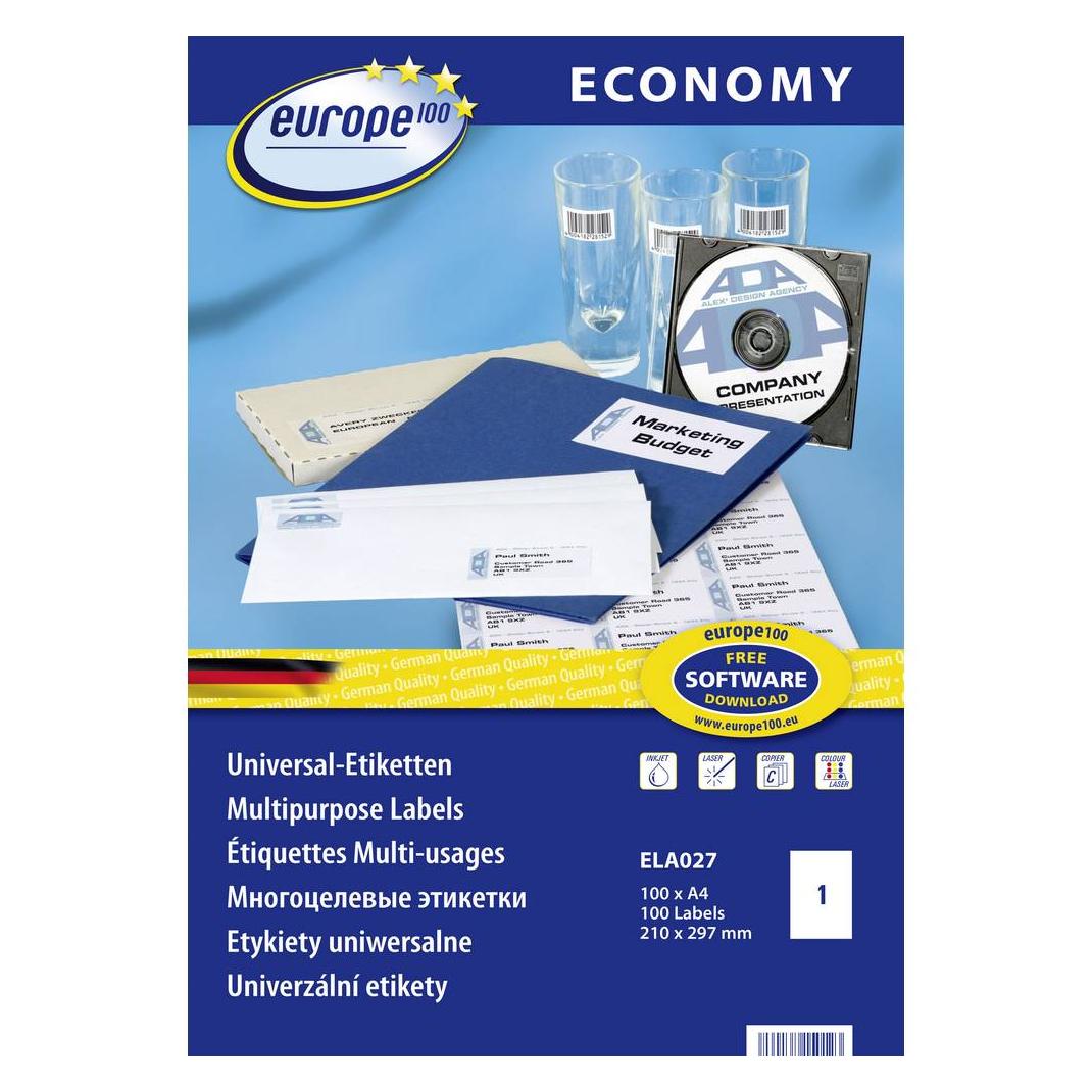 Avery Dennison Druckeretikett (ELA027)