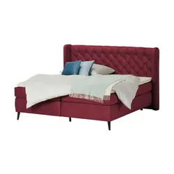 Twist Boxspringbett  Madison ¦ rot ¦ Maße (cm): B: 177 H: 122