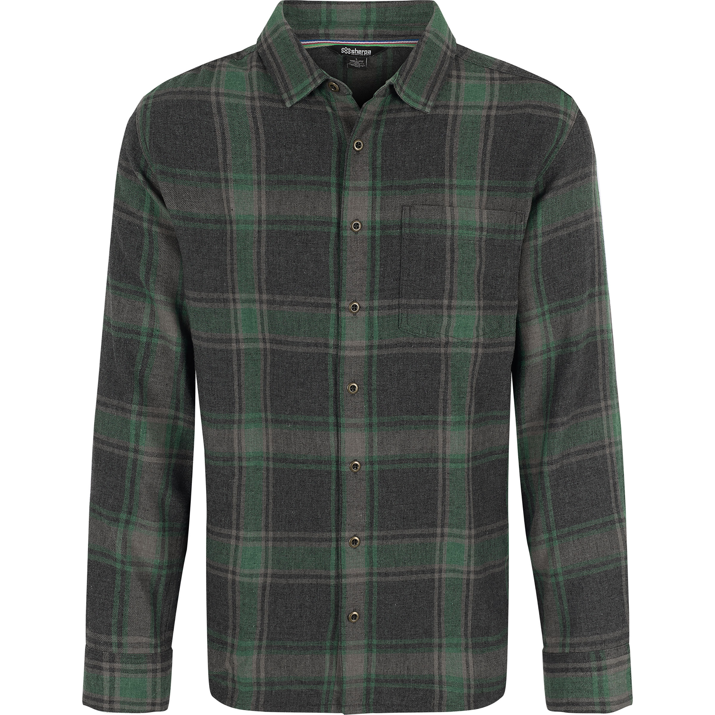 Sherpa Adventure Gear Batsa Herren Hemden gruen Größe L Lifestyle Atmungsaktiv