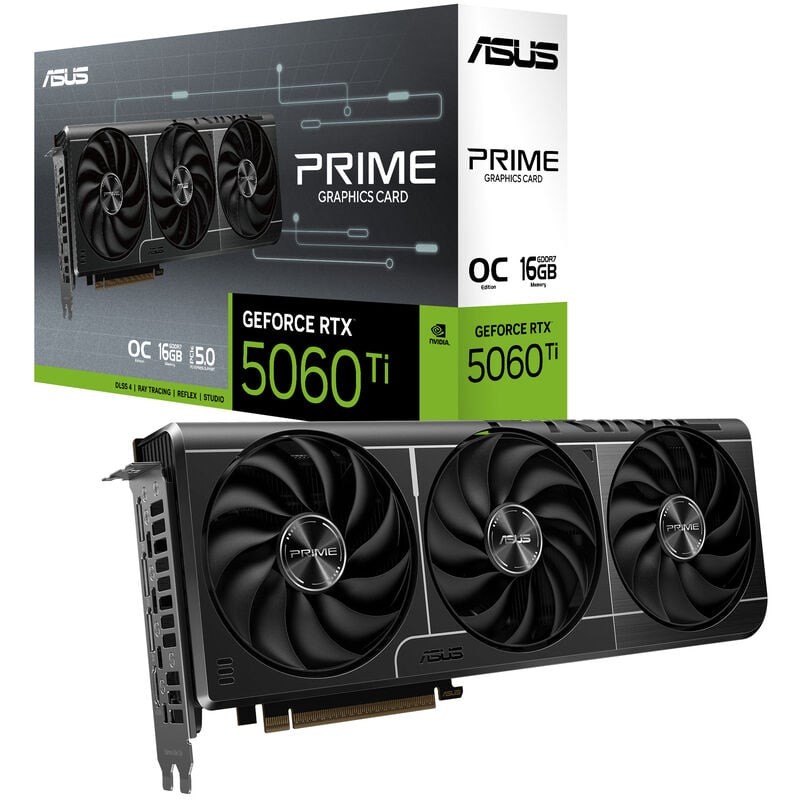 ASUS Prime GeForce RTX 5060 Ti OC Edition, 16384 MB GDDR7