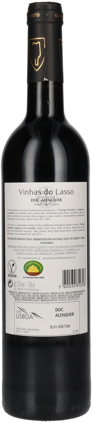 Vinhas do Lasso COLHEITA SELECCIONADA Red Tinto 2019 13,5% Vol. 0,75l