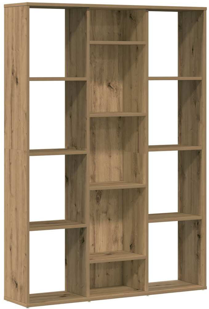 Latitude Run Nickens 140cm H x 100cm W Standard Bookcase Artisan Oak 140cm H X 100cm W X 24cm D