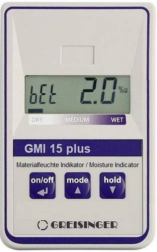 Greisinger GMI15-plus Materialfeuchtemessgerät Messbereich Baufeuchtigkeit (Bereich) 0.0 bis 8.0% Messbereich Holzfeuchtigkeit