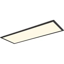 Reality, Deckenleuchte, Beta LED Deckenleuchte 31W dimmbar Schwarz Matt CCT einstellbare Lichtfarbe Nachtlicht 80cm (3550 lm)