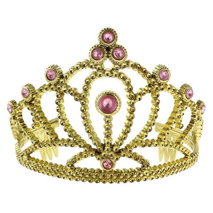 GoDan Prinzessinnen-Tiara mit rosa Perlen (42289197)