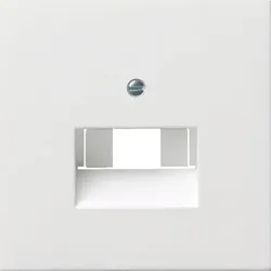 Gira 0270112 Abd. UAE/IAE + Netzwerk Flächenschalter Reinweiß