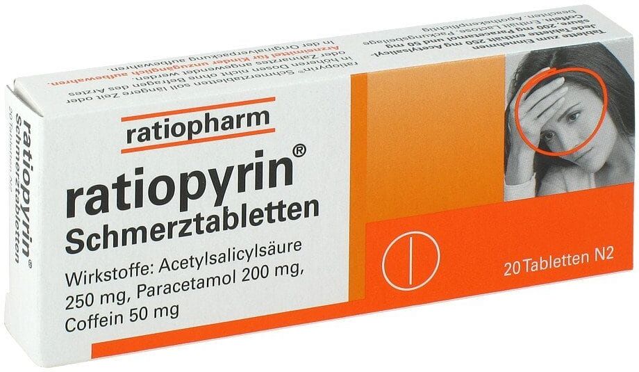 RatioPyrin Schmerztabletten 20stk
