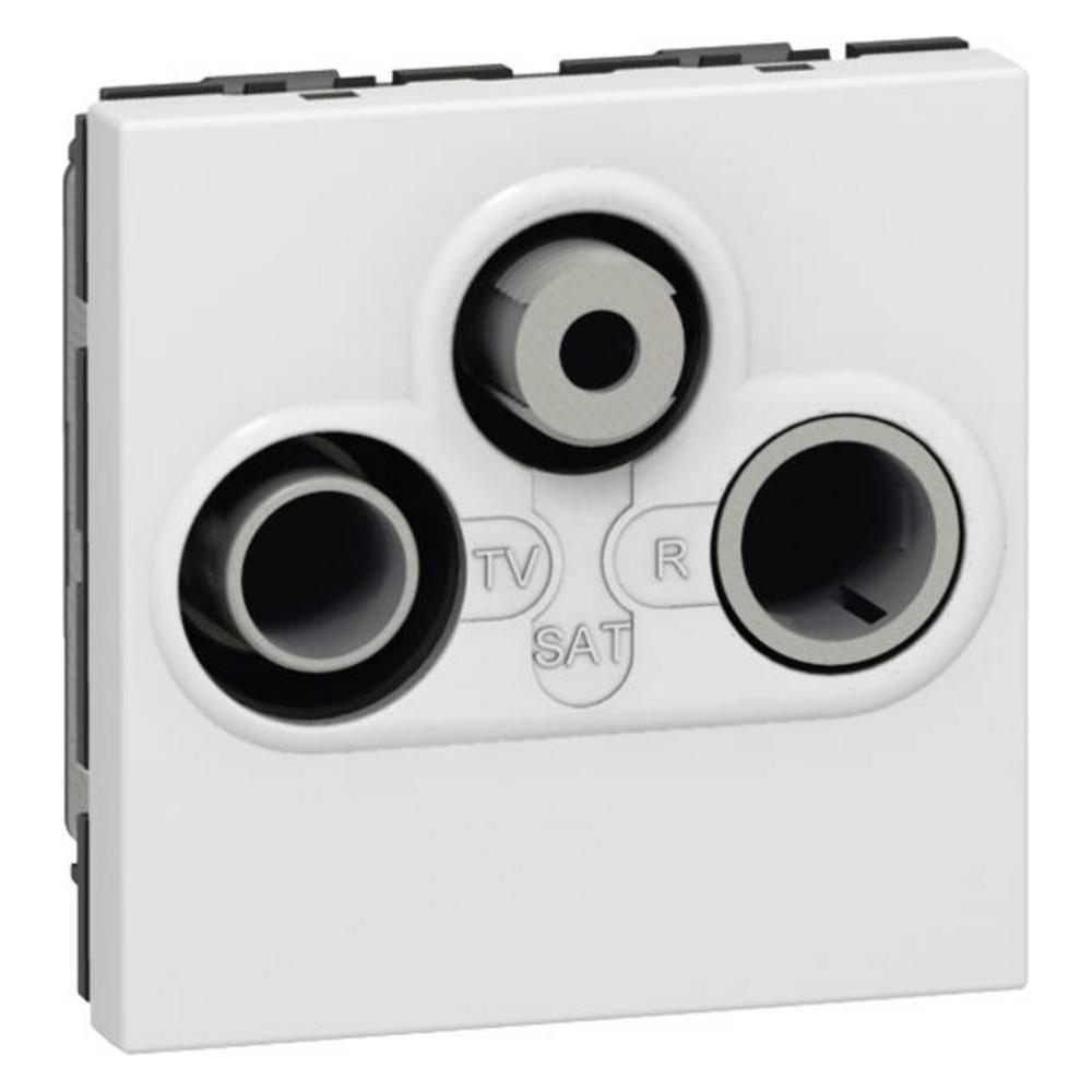 Legrand Endgültige RTV-SAT-Buchse weiss (Antennendose) (078786)