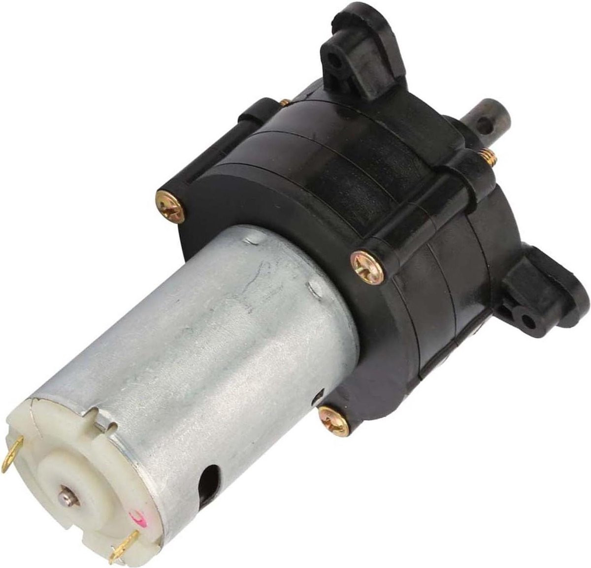 Garosa Metalen Miniatuur Hand Crank Generator - Zwart