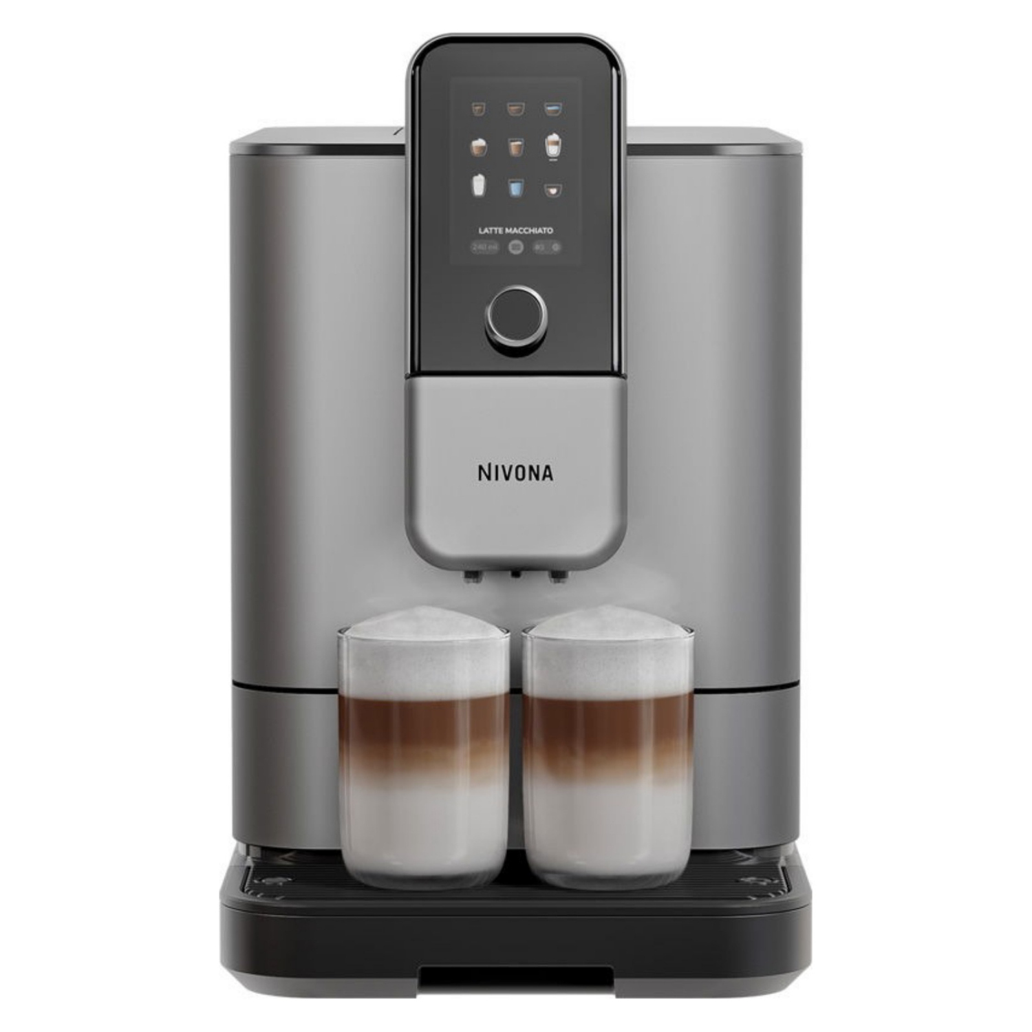 Nivona NIVO 8103 Kaffeevollautomat, Titanium Bluetooth für NIVONA App