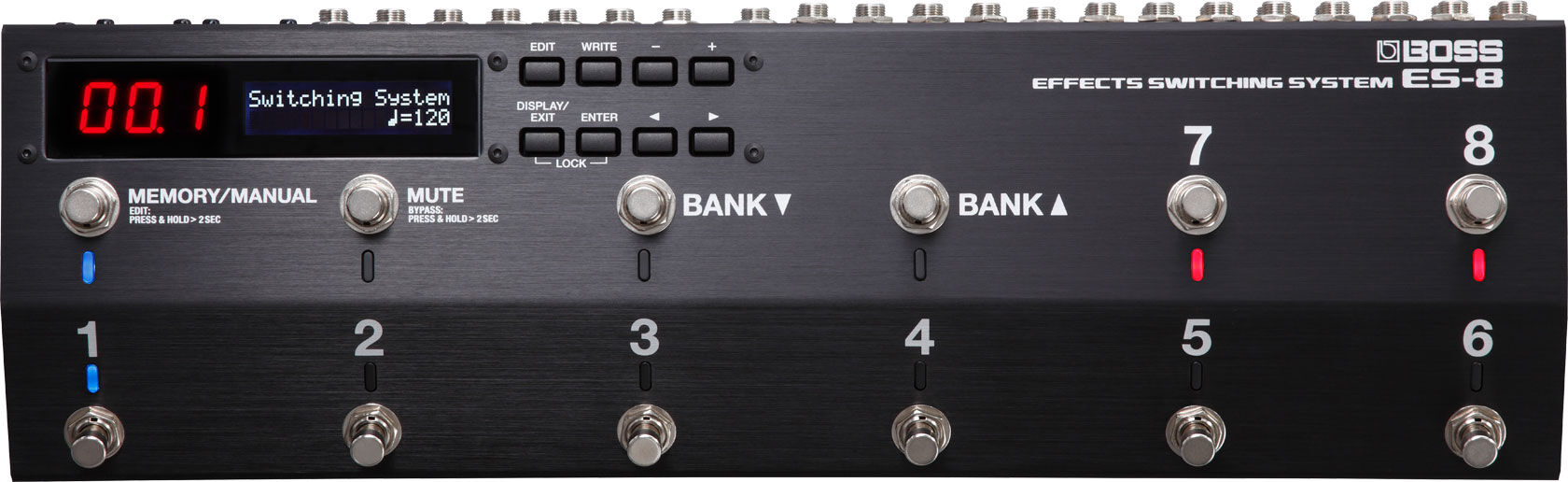 Boss ES-8 SWITCHER Comutador 8-Loops FX para Pedalboards
