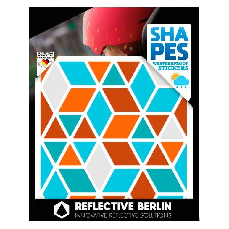 Reflective Berlin Shapes Reflexaufkleber Vintage Einheitsgrösse (VINTAGE)