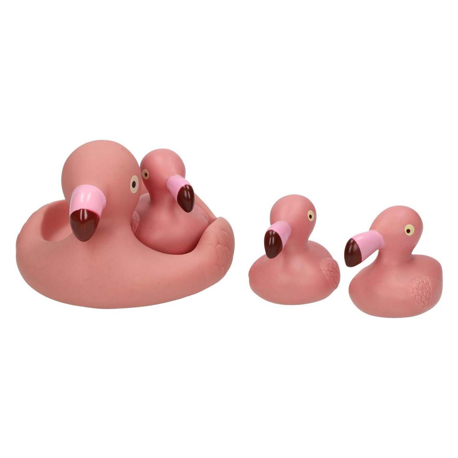 Badetiere Flamingo-Familie, 4-tlg (58582695)
