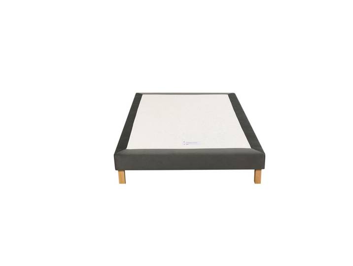 Sommier gris 100x200 cm SIMMONS DECO VELOUR
