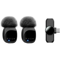 Lippa Dual Wireless Wind Protected Microphone With USB-C Connector, Mikrofon