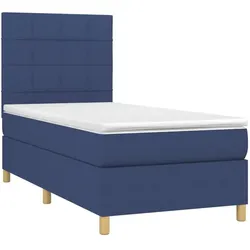 vidaXL, Boxspringbett, Inlenetta (Block mit Quadraten) (80 x 200 cm)