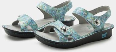 Women's Vienna Sandal by Alegria in Green (Size 37 M)
