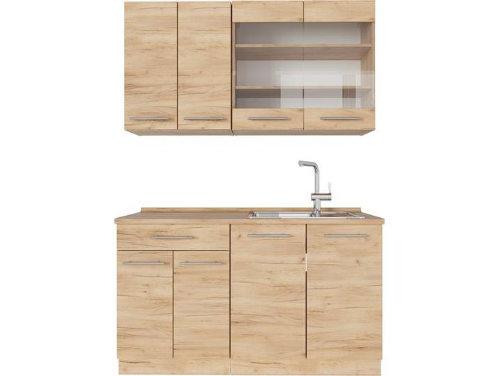 Cuisine Vicco Fame-Line Chêne de force doré 140cm \, PT Chêne\, Model 56902