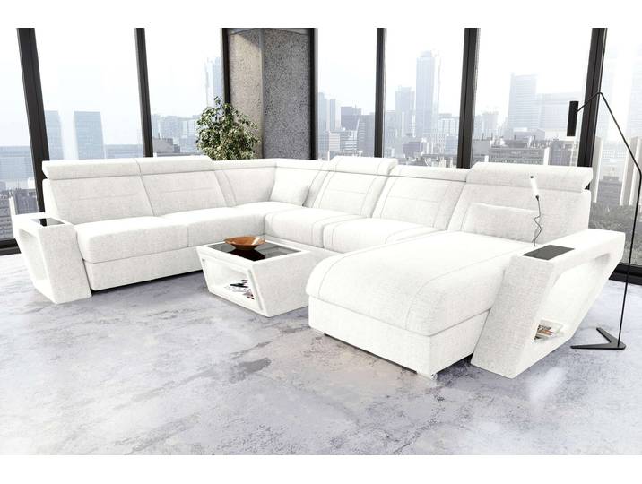 XXL Wohnlandschaft Catania Stoffsofa