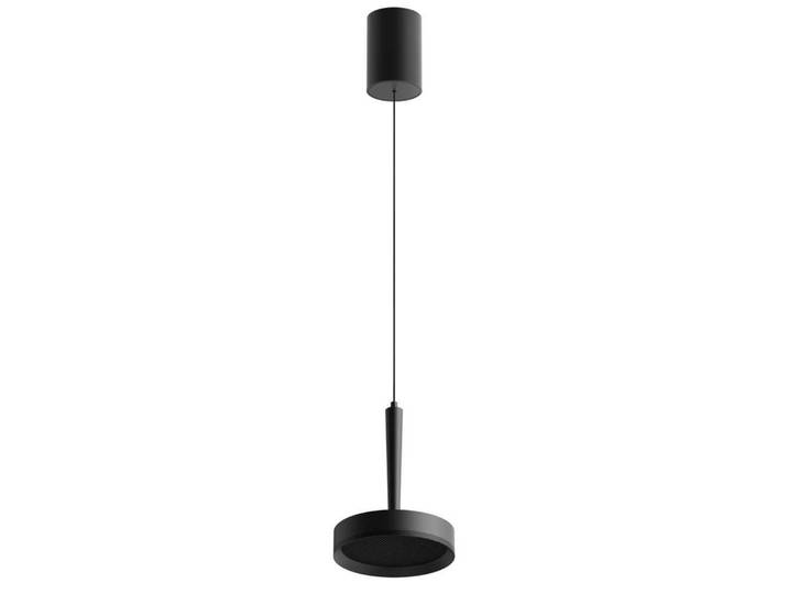 LOOM DESIGN LED-Pendelleuchte Nyx P1, schwarz, Aluminium dimmbar, schwarz, für Wohn- / Esszimmer, Aluminium, Modern