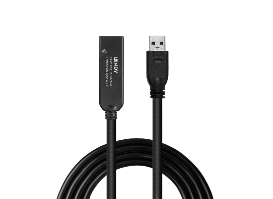 Lindy 43376 USB 3.2 Aktiv Verlängerungskabel, 10m