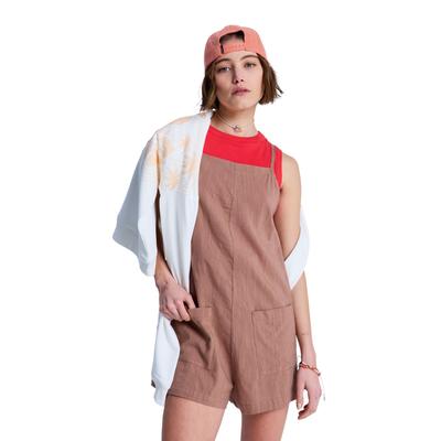 Overall ROXY "Lavender Haze", Damen, Gr. L, braun (braunie), Obermaterial: 60% Baumwolle, 40% Viskose., Overalls Overall