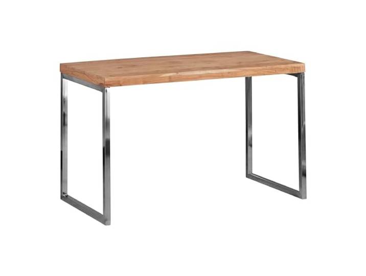 WOHNLING Bureau Guna 120x60x76 cm Massief Acaciahout Bruin