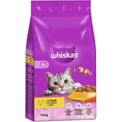 Whiskas Trocken 7+ mit Huhn Katzentrockenfutter 1,9 Kilogramm