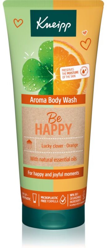 Kneipp Be Happy shower gel Clover & Orange 200 ml
