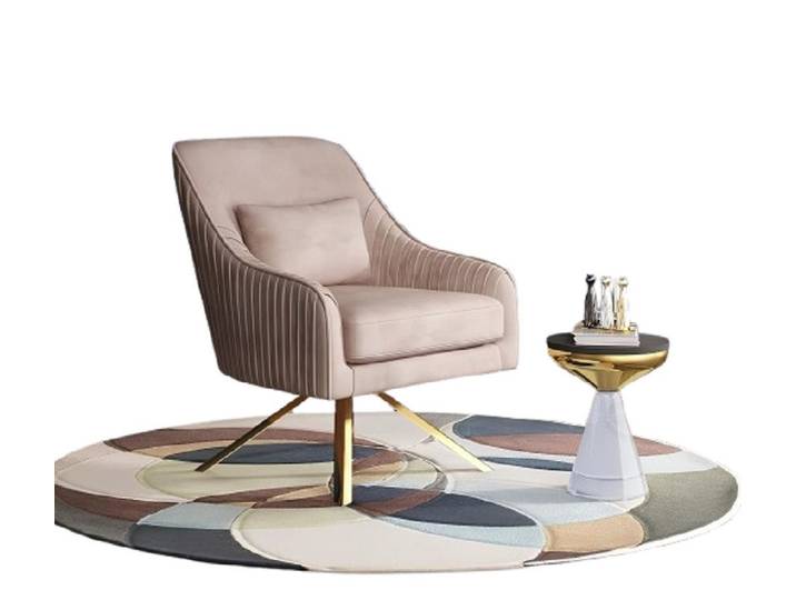 Xlmoebel Sessel Samtiger Polstersessel im modernen Club-Lounge-Design (Sessel), Hergestellt in Europa