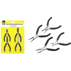 6x Easy Work, Zange, Feinmechanikerzangen-Set (255 mm)
