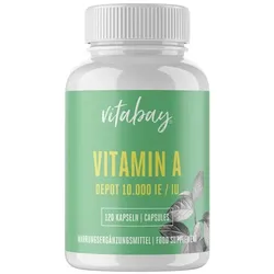 VITAMIN A 10. 000 I.E. Depot vegan hochdos.Kapseln 120 St