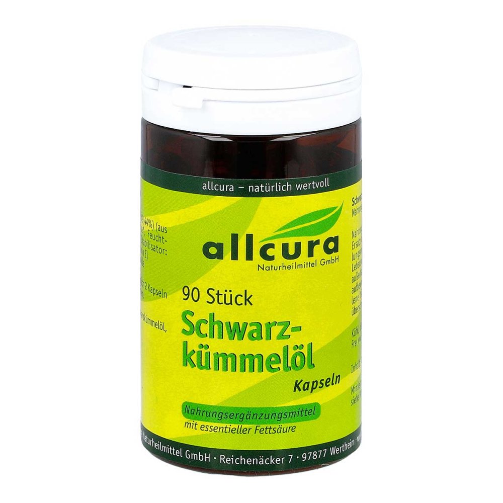 allcura Naturheilmittel GmbH Schwarzkümmelöl Kapseln 07721470