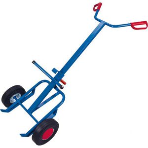 VARIOfit Sackkarre Fasskarre, fk-1102, Vollgummireifen, für 200l Fässer, Tragkraft 250kg