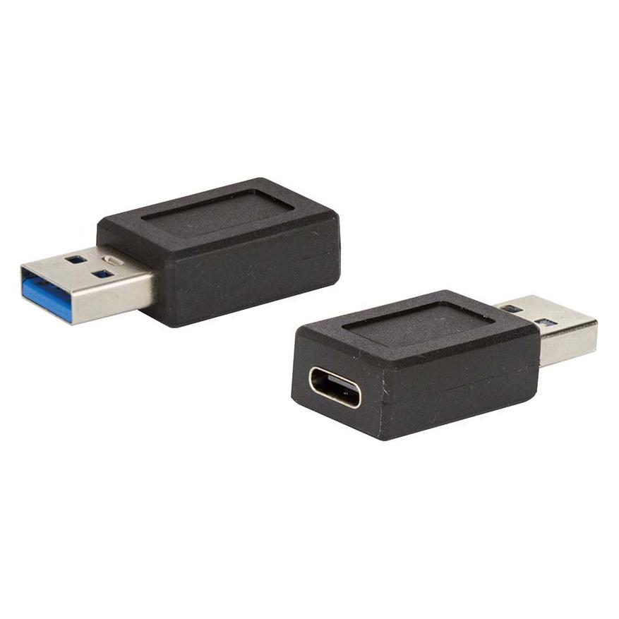E+P CC371 USB-C Kompaktadapter USB-A Stecker+USB-C Kupplung (CC371)