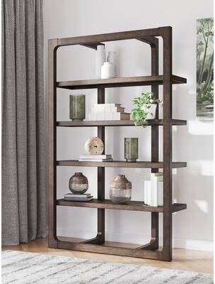 "Signature Design by Ashley Breckington Brown 76"" Bookcase - 40"" W x 15.5"" D x 76"" H"