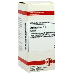 Lycopodium D 6 Tabletten 80 St