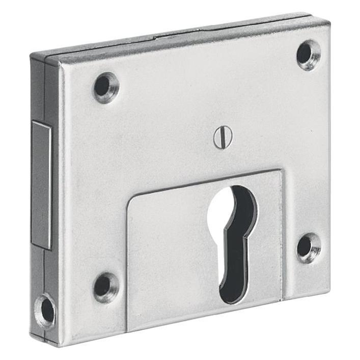 Amf Riegelschloss 49 DIN links / rechts BB mit Winkelschliessblech Dornmass 60 mm (11262)