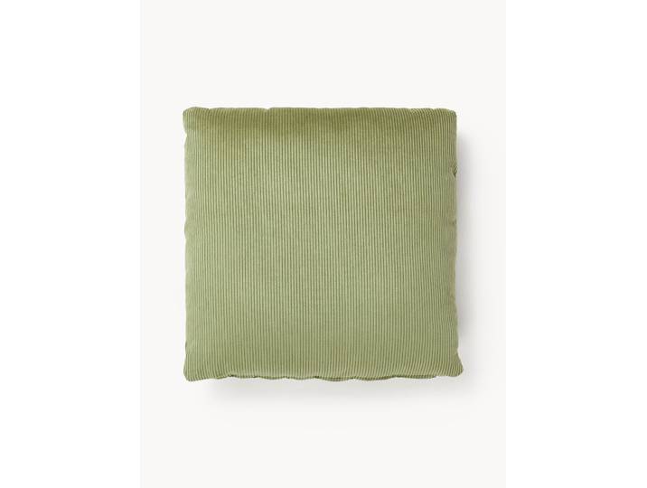 Coussin de canapé en velours côtelé Melva
