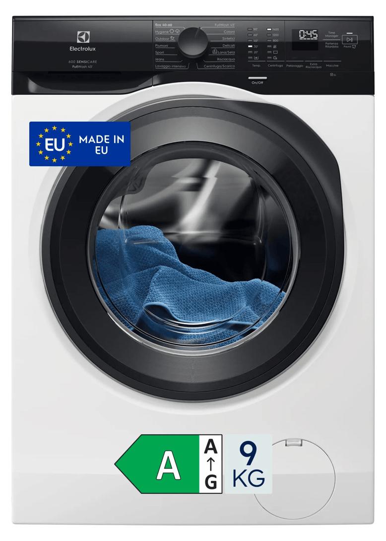 Electrolux EW6FZ29, 9 kg, B, 76 dB, 1400 RPM, A