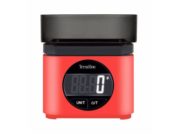 Terraillon BA22 Mythique rot Küchenwaage – schwarz / rot