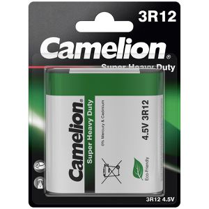 Camelion Batterien Super Heavy Duty, Zink-Kohle, 4,5V, 3LR12 Flachbatterie / MN1203, 1 Stück
