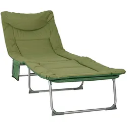 vidaXL, Liegestuhl, Faltbare Liege (191 cm)